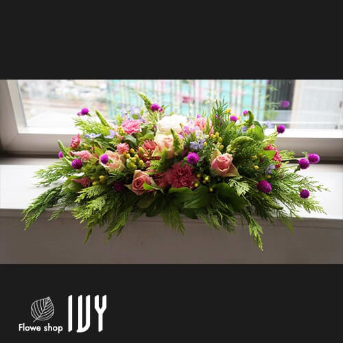 【花事例131】某株式会社様 渋谷区渋谷 調印式に届けたテーブル装花